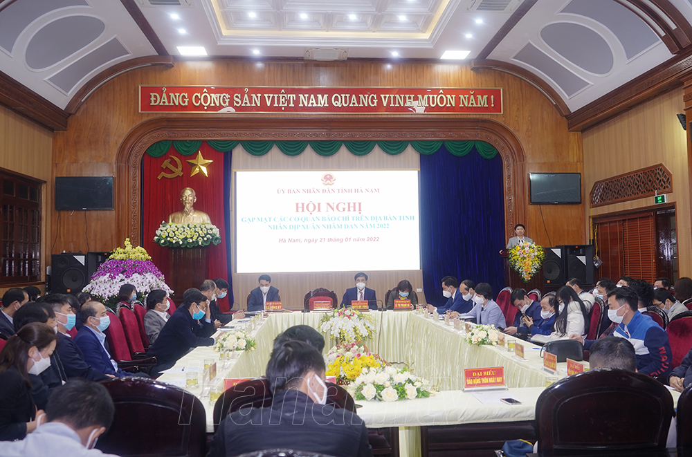 UBND tỉnh gặp mặt các cơ quan báo chí trên địa bàn tỉnh nhân dịp Xuân Nhâm Dần 2022